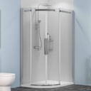 Corniche 2000 Offset Quadrant 1000x900x2000 Left Hand Shower  Enclosure - Chrome