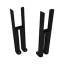 Imperia 2 Column Radiator Feet (pair) - Matt Black