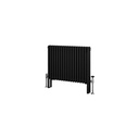 Imperia 3 Column Radiator 600 x 830mm - Matt Black