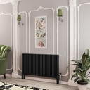 Imperia 3 Column Radiator 600 x 1145mm - Matt Black