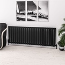 Warrington 600 x 1668 Radiator Type10 - Matt Black