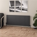 Warrington 600 x 1444 Radiator Type20 - Matt Anthracite