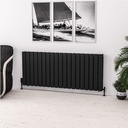 Warrington 600 x 1444 Radiator Type20 - Matt Black
