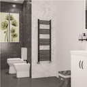 Wendover Straight Multirail 1200 x 400 Towel rails - Black Gold