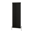 Imperia 2 Column Radiator 1800 x 650mm - Matt Black