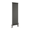 Imperia 2 Column Radiator 1800 x 560mm - Bare Metal