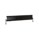 Imperia 3 Column Radiator 300 x 1640mm - Matt Black