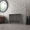 Imperia 3 Column Radiator 600 x 1010mm - Bare Metal