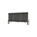 Imperia 3 Column Radiator 600 x 1460mm - Bare Metal