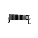 Imperia 4 Column Radiator 300 x 1145mm - Matt Anthracite