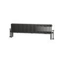 Imperia 4 Column Radiator 300 x 1370mm - Matt Anthracite