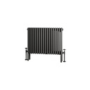 Imperia 4 Column Radiator 600 x 830mm - Matt Anthracite