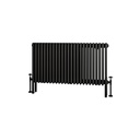 Imperia 4 Column Radiator 600 x 1145mm - Matt Black
