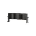 Imperia 6 Column Radiator 300 x 1010mm - Matt Anthracite