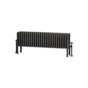 Imperia 6 Column Radiator 300 x 1145mm - Matt Anthracite