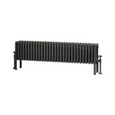 Imperia 6 Column Radiator 300 x 1370mm - Matt Anthracite