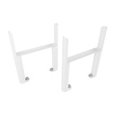 Imperia 6 Column Radiator Feet (pair) - Gloss White