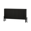 Imperia 6 Column Radiator 600 x 1370mm - Matt Black