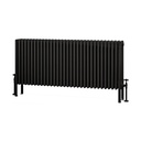 Imperia 6 Column Radiator 600 x 1460mm - Matt Black