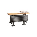 Imperia 6 Column Bench Radiator 480 x 850mm - Matt Anthracite
