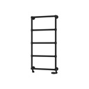 Stour 1195 x 600 Towel Rail - Matt Black