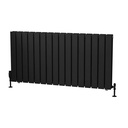 Warrington 600 x 1216 Radiator Type20 - Matt Black