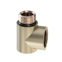 Dual Fuel Elbow - Brushed Brass