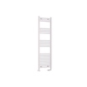 Wendover Straight Multirail 1400 x 400 Towel rail - Gloss White