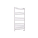 Wendover Straight Multirail 1400 x 750 Towel rail - Gloss White
