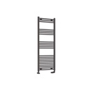 Wendover Straight Multirail 1400 x 500 Towel rail - Matt Anthracite