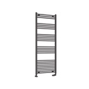 Wendover Straight Multirail 1600 x 600 Towel rail - Matt Anthracite