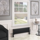 Imperia 2 Column Radiator 300 x 1145mm - Matt Black