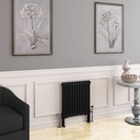 Imperia 2 Column Radiator 600 x 560mm - Matt Black