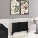 Imperia 2 Column Radiator 600 x 1145mm - Matt Black