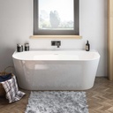 Brockland 1600x750x570 Freestanding Bath - White