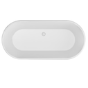 Henley 1650 Freestanding Bath including waste - White