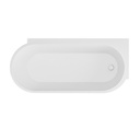 Bray 1600 Right Handed Bath including waste - White