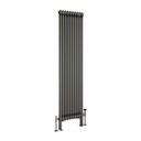 Imperia 2 Column Radiator 1800 x 470mm - Bare Metal