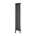 Imperia 3 Column Radiator 1800 x 380mm - Bare Metal