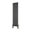 Imperia 3 Column Radiator 1800 x 470mm - Bare Metal