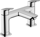 hansgrohe Logis 2-Hole Rim Mounted Bath Mixer - Chrome