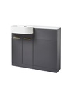 Fusion WC Unit - Matt Dark Grey