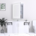 Kartell K-VIT Fine 500 x 700mm Mirror Cabinet