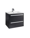 Kartell K-VIT Purity Matt Black 600mm Wall Mounted Unit