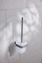 Miami Toilet Brush Set - Gun Metal
