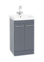 Kartell K-VIT Options 24 500mm 2 Door Unit - Cool Grey