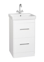 Kartell K-VIT Options 24 500mm 2 Drawer Unit - White
