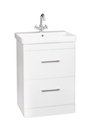 Kartell K-VIT Options 24 600mm 2 Drawer Unit - White