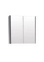 Kartell K-VIT Options 24 600mm Mirror Cabinet - Cool Grey