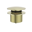 Kartell K-VIT Freestanding Bath Click Clack Waste - Brushed Brass